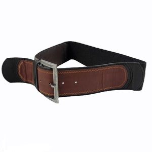 Maurice’s Waist Belt Two Tone Leather Belt Medium